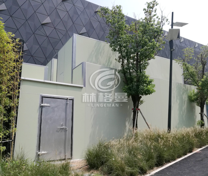 深圳萬(wàn)科前公館空調風(fēng)冷熱泵減振降噪治理工程實(shí)例
